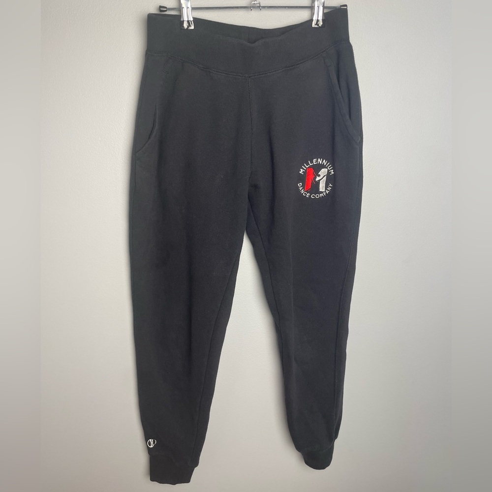 Holloway Women’s Black Fleece-lined Embroidery Sweatpant Joggers | Size Small